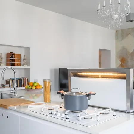 Trastevere Modern 4br 4baths, Wifi, Ac, Custom Kitchen, Living Lejlighed Rom